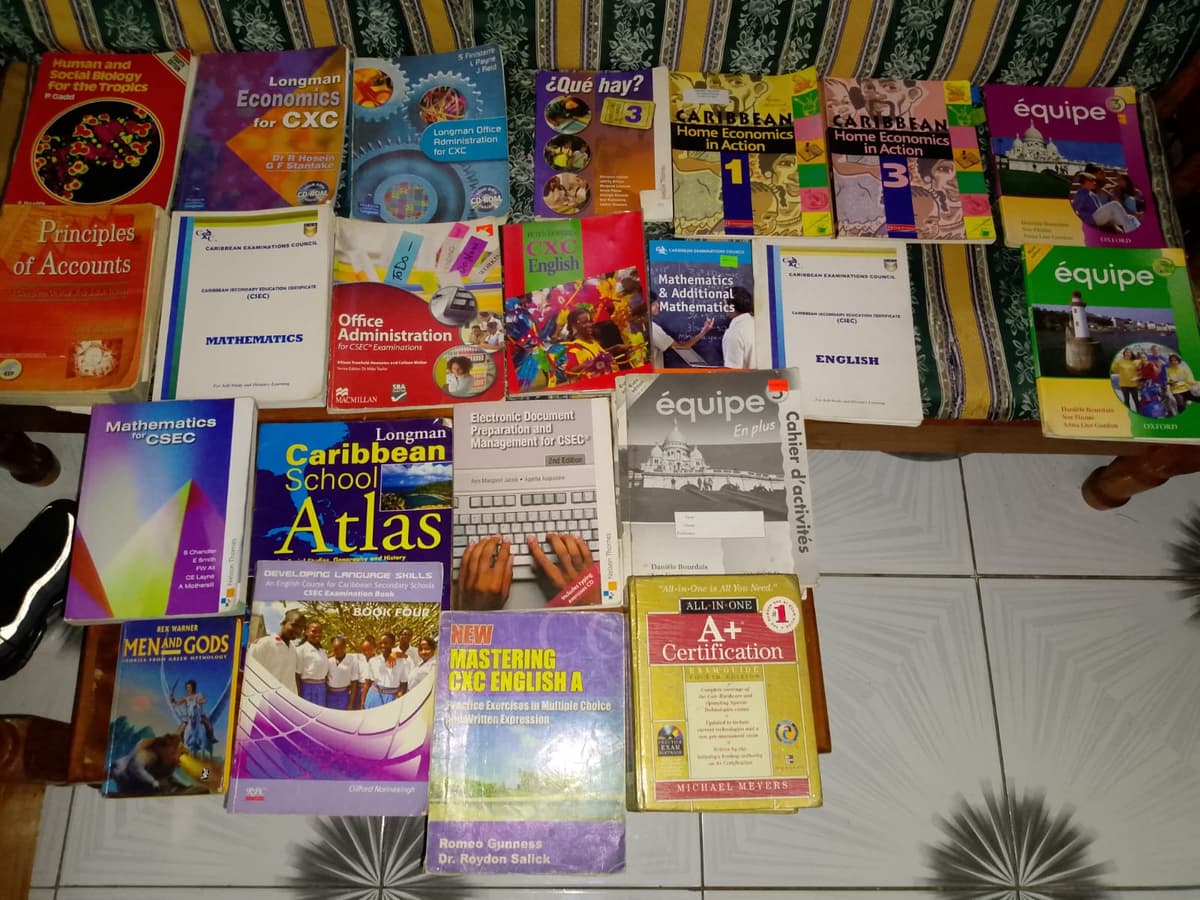 CXC TEXTBOOKS FOR SALE