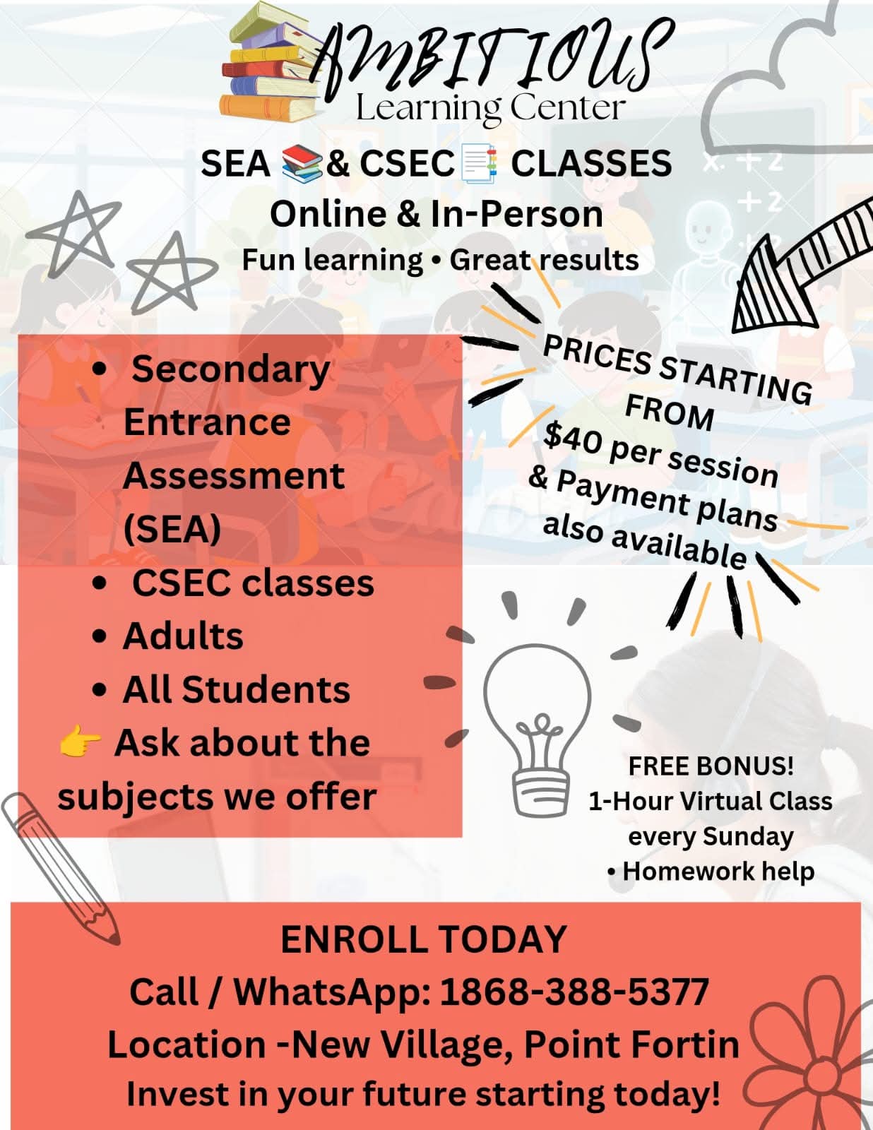 CSEC & SEA Classes