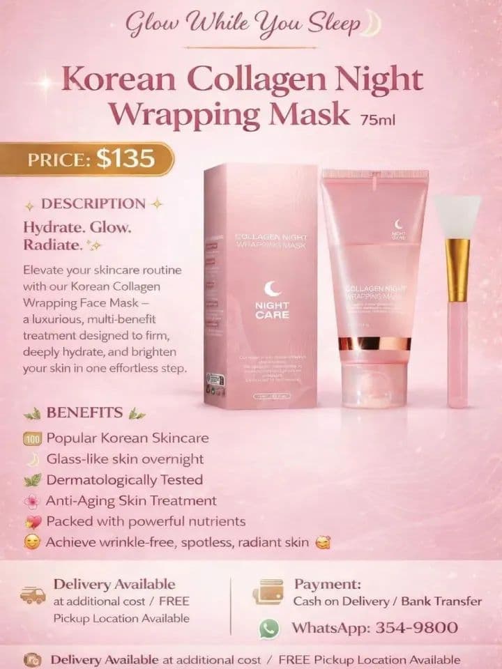COLLAGEN WRAPPING FACE MASK