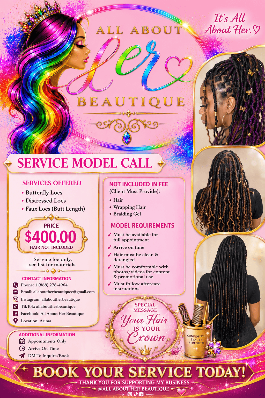 SERVICE MODEL CALL